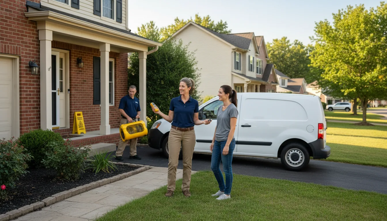 Water restoration image for Fire And Smoke Damage Restoration in Berryville, VA